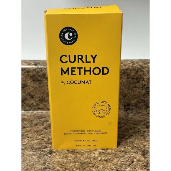 Curly Method By Cocunat Curl Enhancing Strengthening 2 Steps For Perfect Curls - Picture 1 of 3